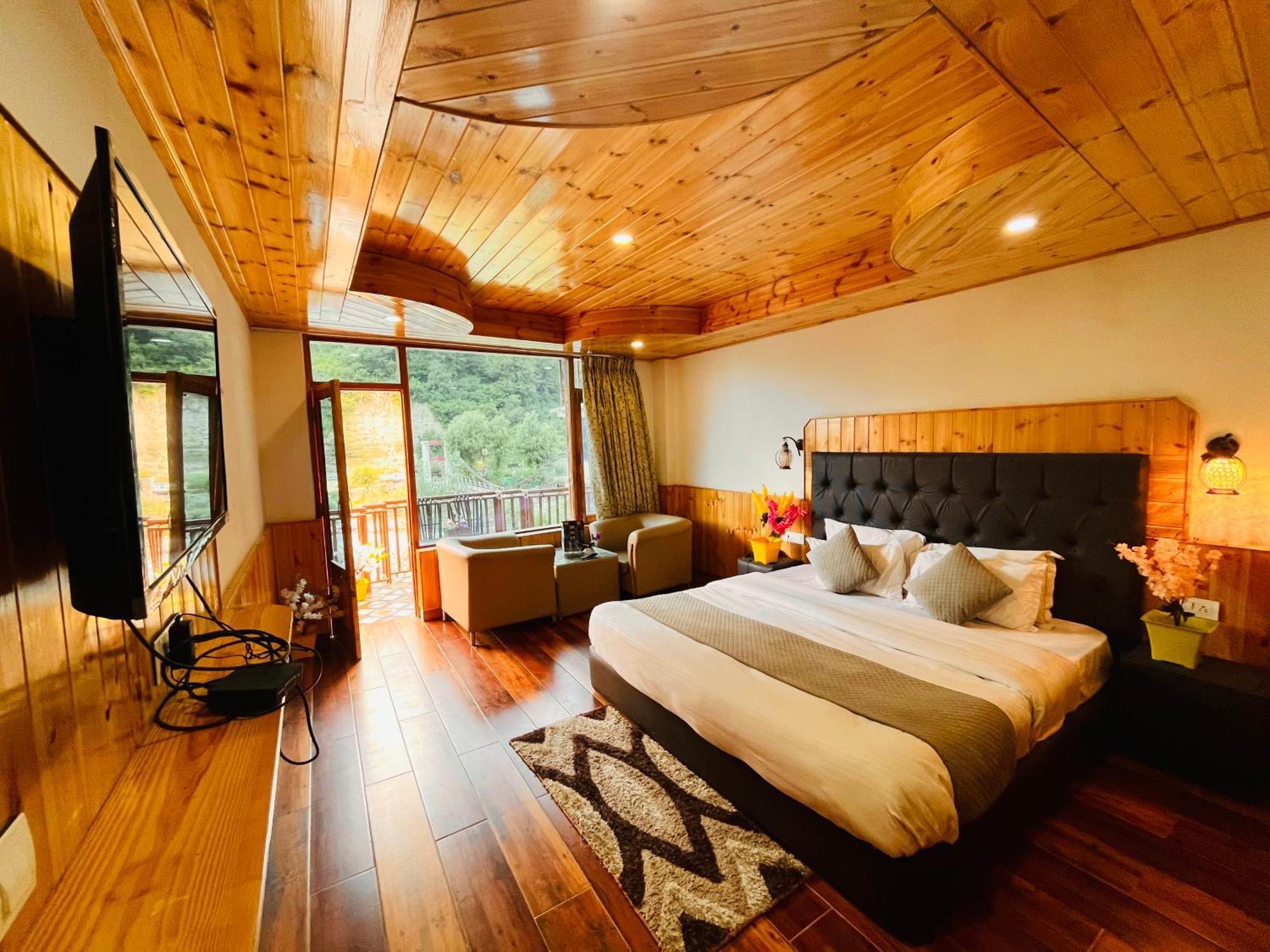 Himalayan Riverside Resort, Manali Exterior foto